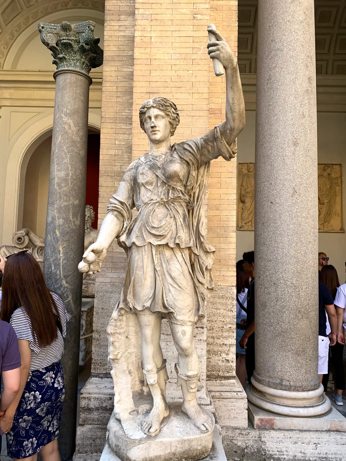 Antonio Canova's marble Perseus with the head of Medusa in the Vatican Museums.